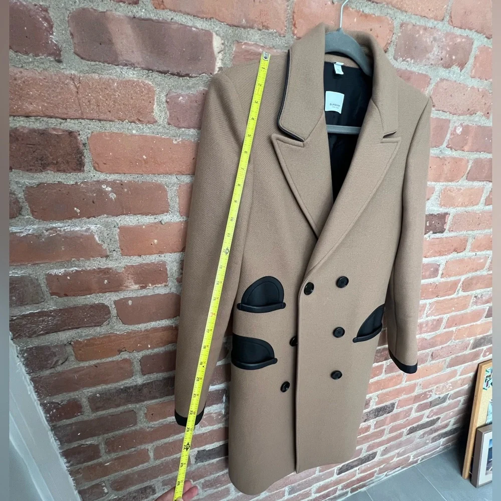 Burberry Camel Wool Cashmere Trench Coat USA 4 - Picture 16 of 16
